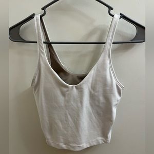 White Lululemon Align Top